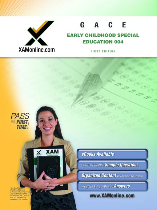 Title details for GACE Early Childhood Special Education 004 by Sharon Wynne - Available